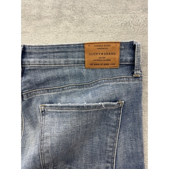Lucky Brand Women's Jeans Size 14/32 Light Wash Stretch Skinny Denim - Picture 7 of 8